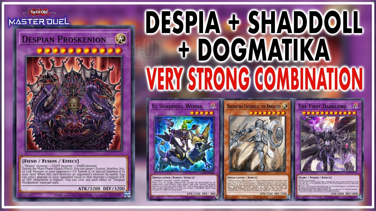 DESPIA + SHADDOLL + DOGMATIKA Very Strong FUSION Combination Anti Extra Deck | Yu-Gi-Oh! Master Duel