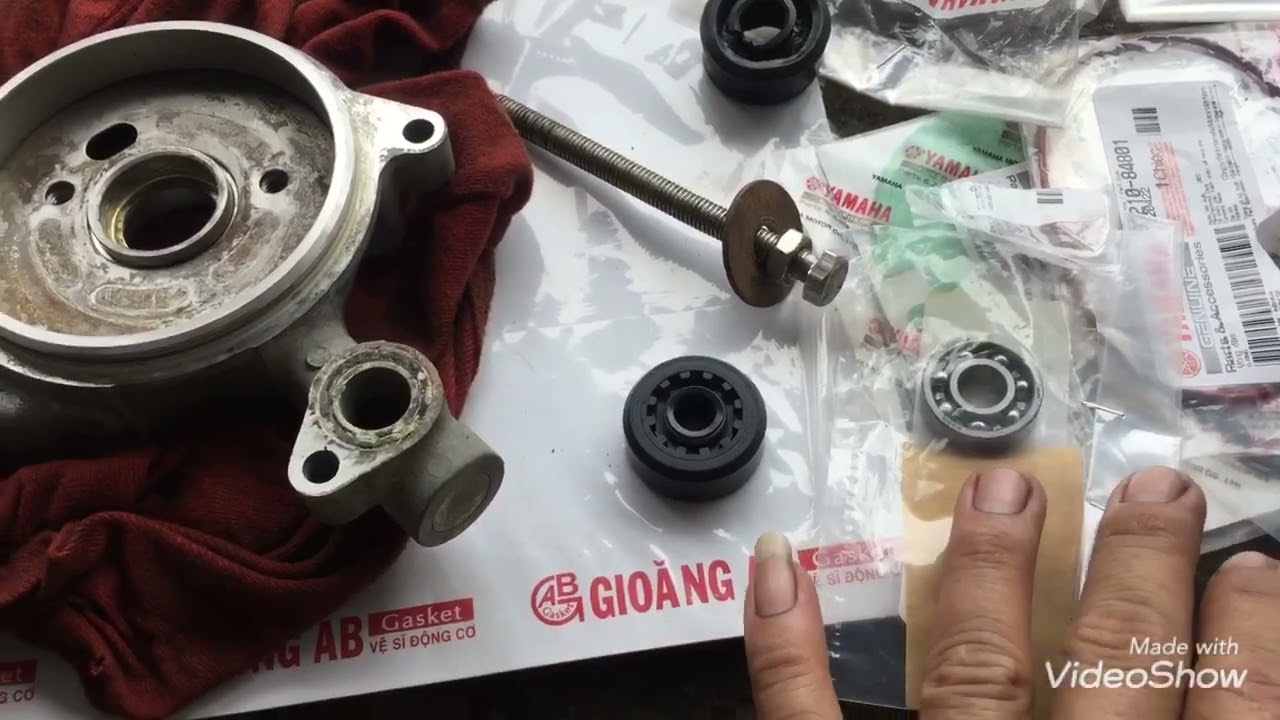 Hướng dẫn thay phốt bơm nước Exiter 135&150cc?@