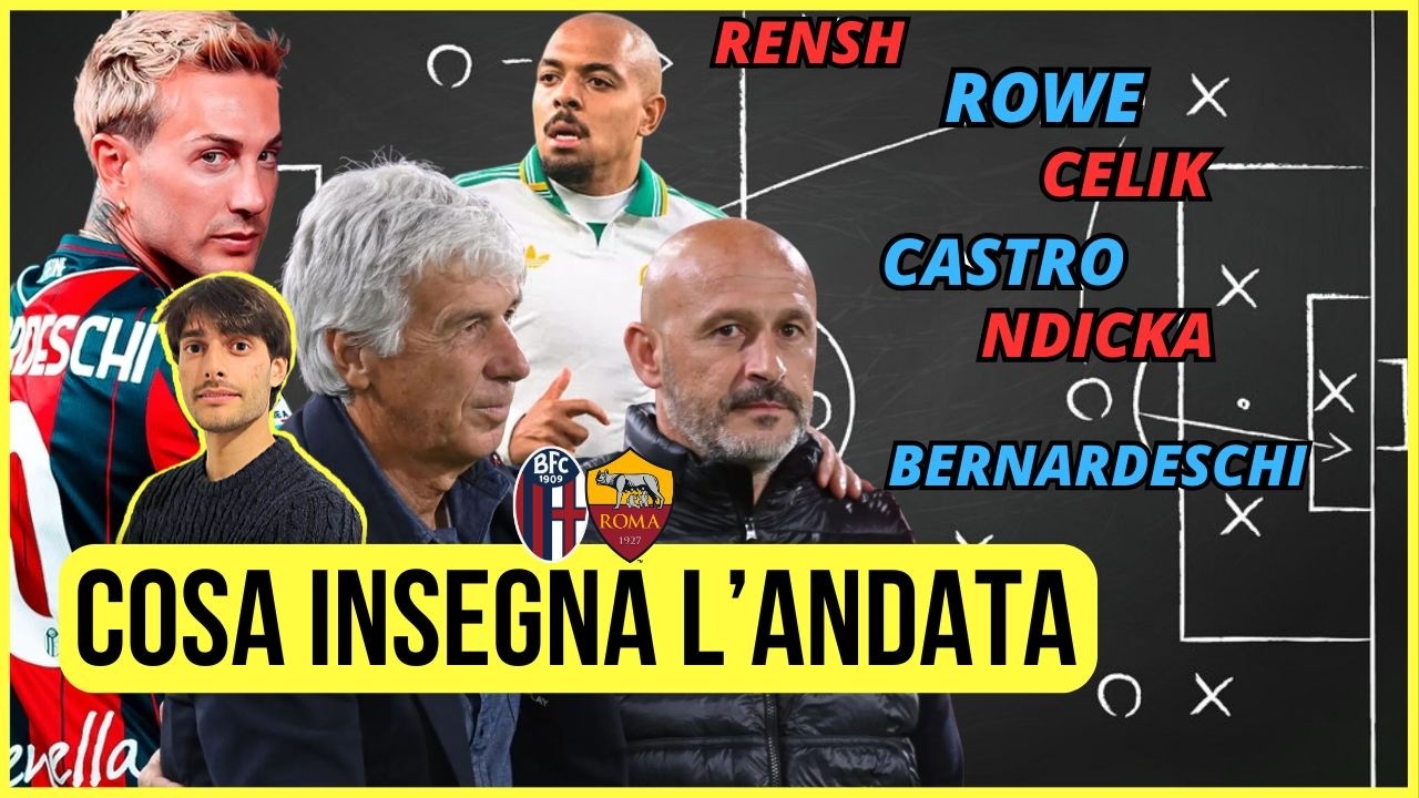 QUINDI CHI PASSERÀ IL TURNO? COME GASPERINI e ITALIANO HANNO PREPARATO BOLOGNA ROMA (1-1)