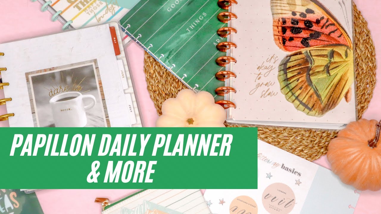 PAPILLON DAILY PLANNER & MORE | Happy Planner Fall 2021 Release