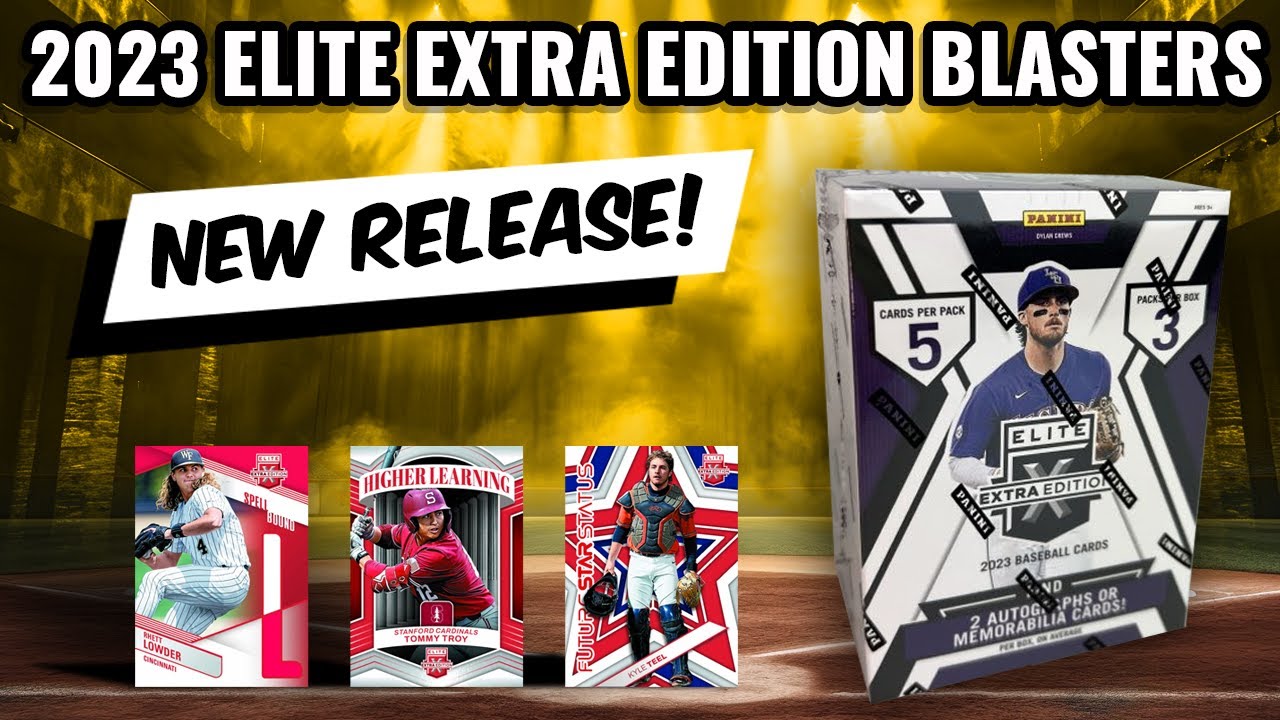🚨NEW RELEASE🚨 4 AUTOS! 2023 ELITE EXTRA EDITION BASEBALL BLASTER 4 BOX RIP!