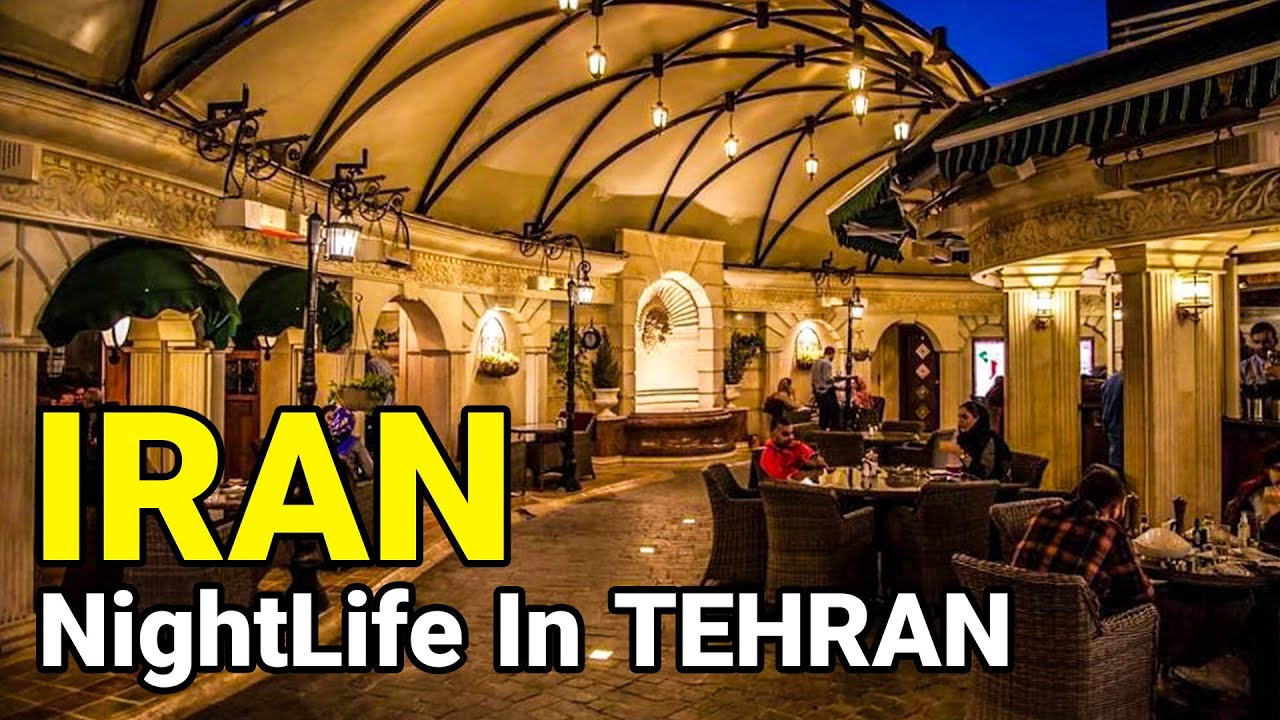 IRAN - Walking On Modern Elahiyeh In Tehran 2022 Night Walk Iran ایران