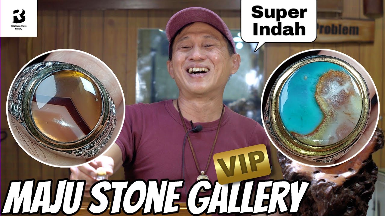AKIK UNIK LANGKA❗Sangat Antik di Jamin Paling Beda Serawabening  👍( Pak Tirta - Maju Stone Gallery )
