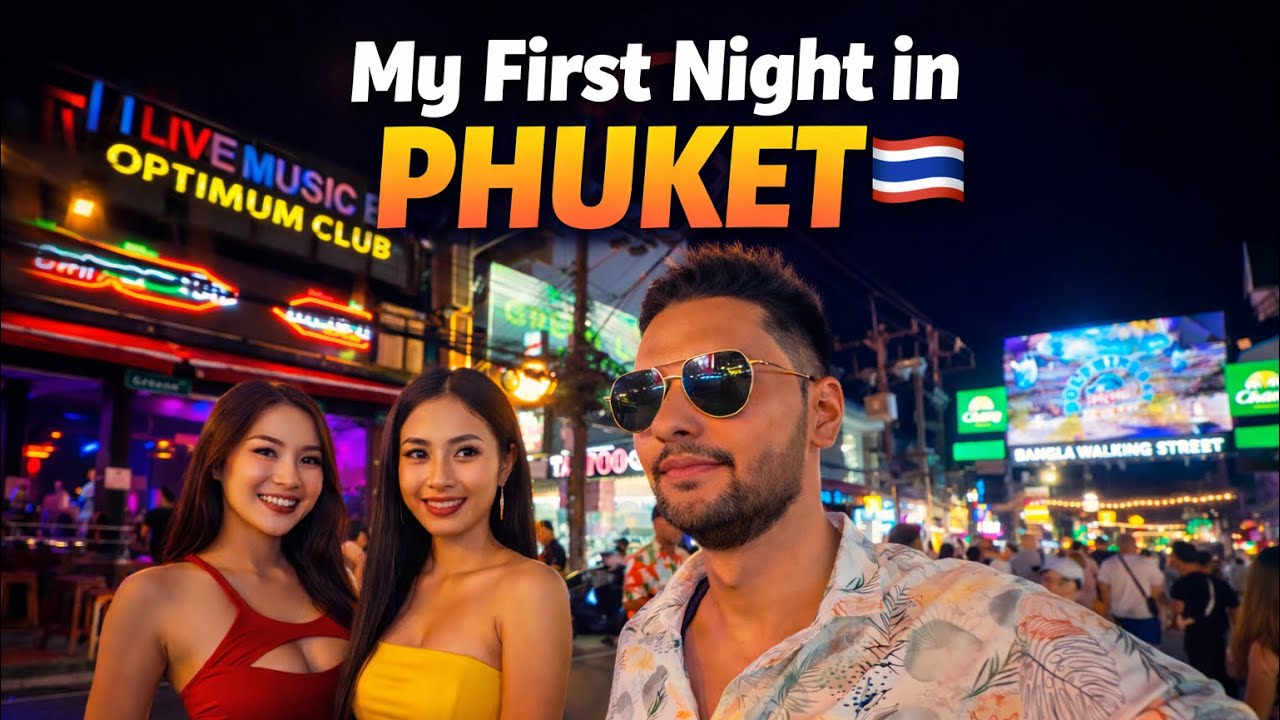 My First Night In Phuket Thailand 🇹🇭 