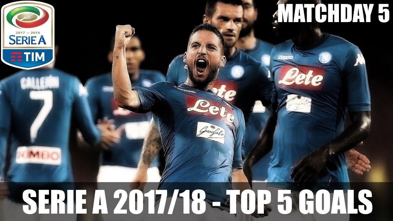 SERIE A 2017/18 ● TOP 5 GOALS ●  MATCHDAY 5 ᴴᴰ