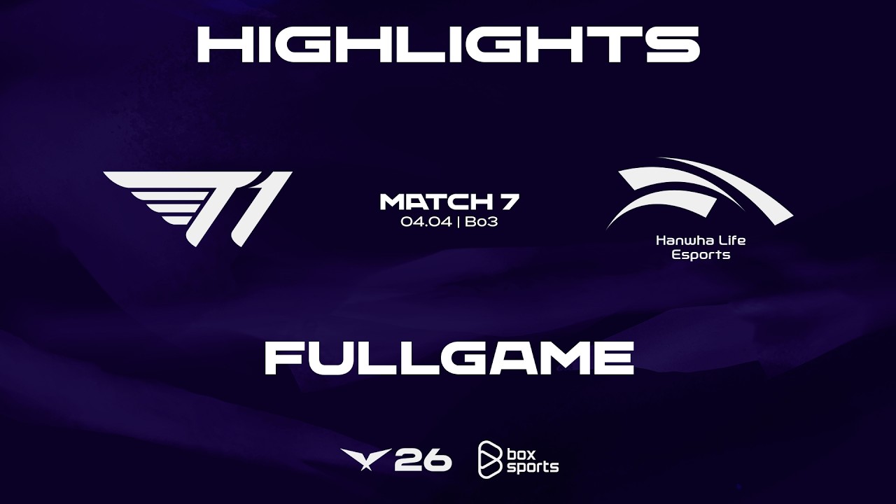 FULL HIGHLIGHTS T1 vs HLE | MATCH 7 | 2026 LCK | 04.04.2026