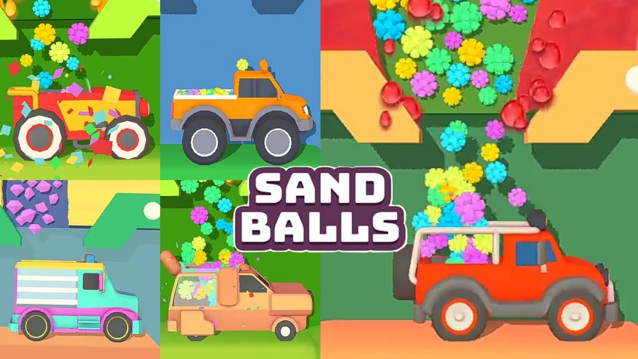 ❤️UNLOCKED ALL CARS❤️ SAND BALLS - Gameplay Level 96 to 105