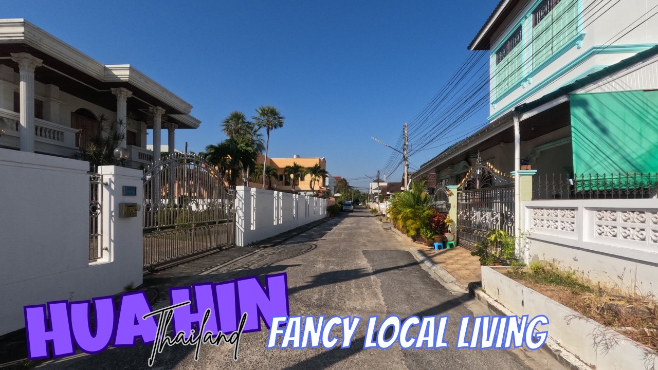 Walking Soi 92 Fancy local living Hua Hin Thailand
