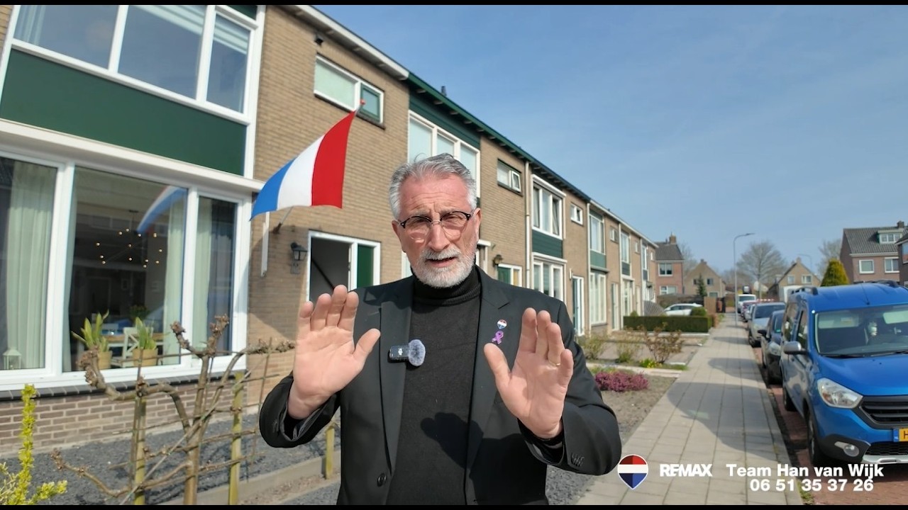 Tussenwoning Grootebroek Meidoornlaan 12 met introductie REMAX makelaar Han van Wijk