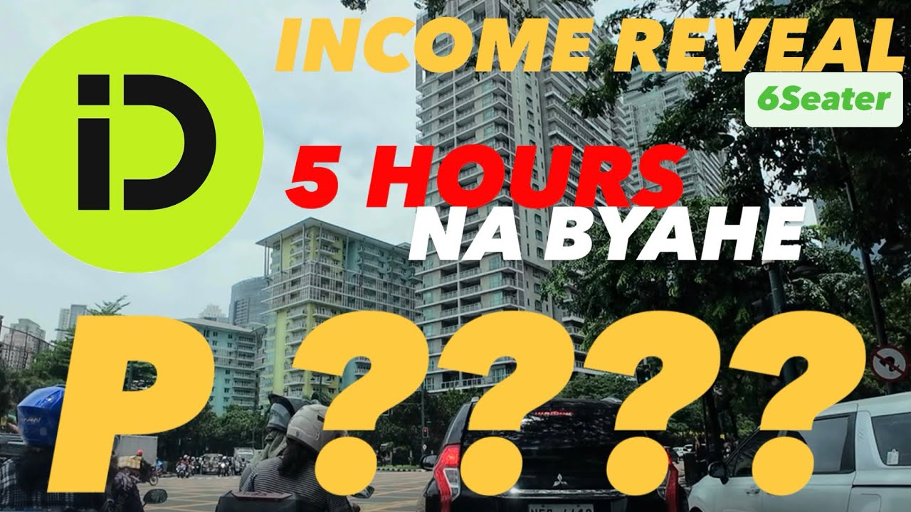 MAGKANO ANG KITA SA INDRIVE? | InDrive 6Seater #InDrive #InDrivephilippines #trending