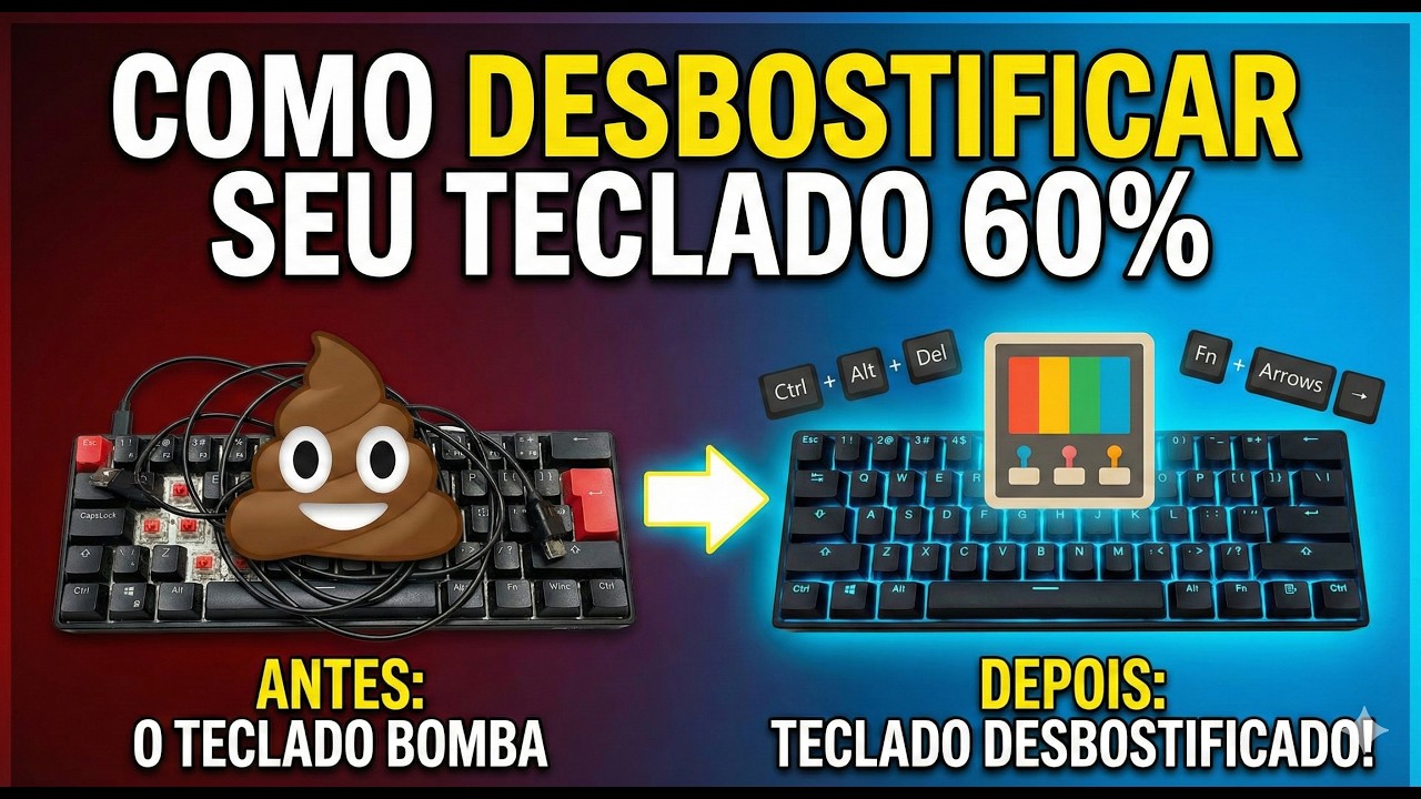Você ESTÁ USANDO SEU Teclado 60% ERRADO (Aprenda o Jeito Certo)