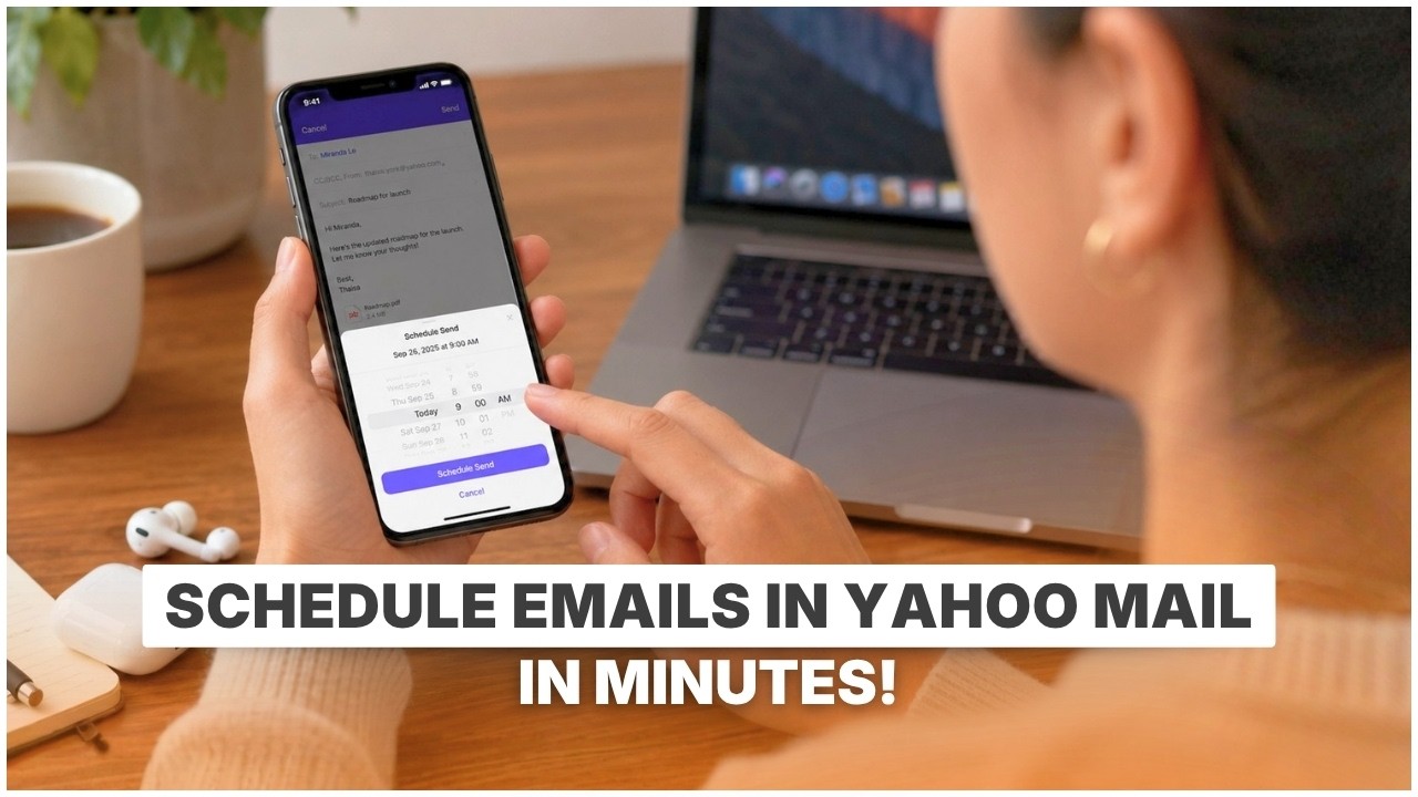How to Schedule Send in Yahoo Mail- Solved by Help Email Tales