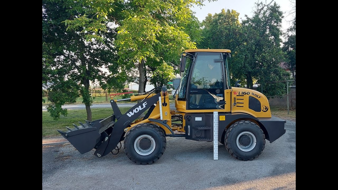 Ładowarka przegubowa WOLF WL160 - 2023 - prezentacja - www.ladowarki.info.pl