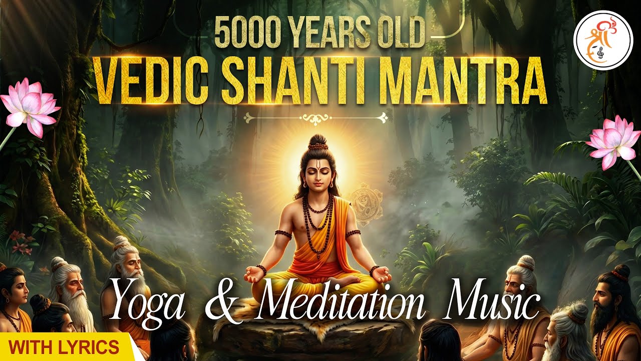 5000 Year Old Vedic Shanti Mantra | Om Sahana Vavatu | Sanskrit Mantra for Peace, Yoga & Meditation