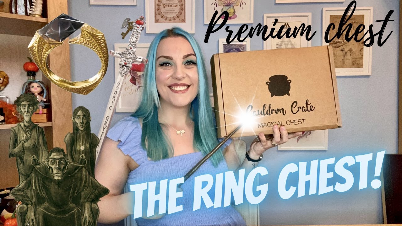 Cauldron Crate unboxing | Ring Chest Premium box | HARRY POTTER
