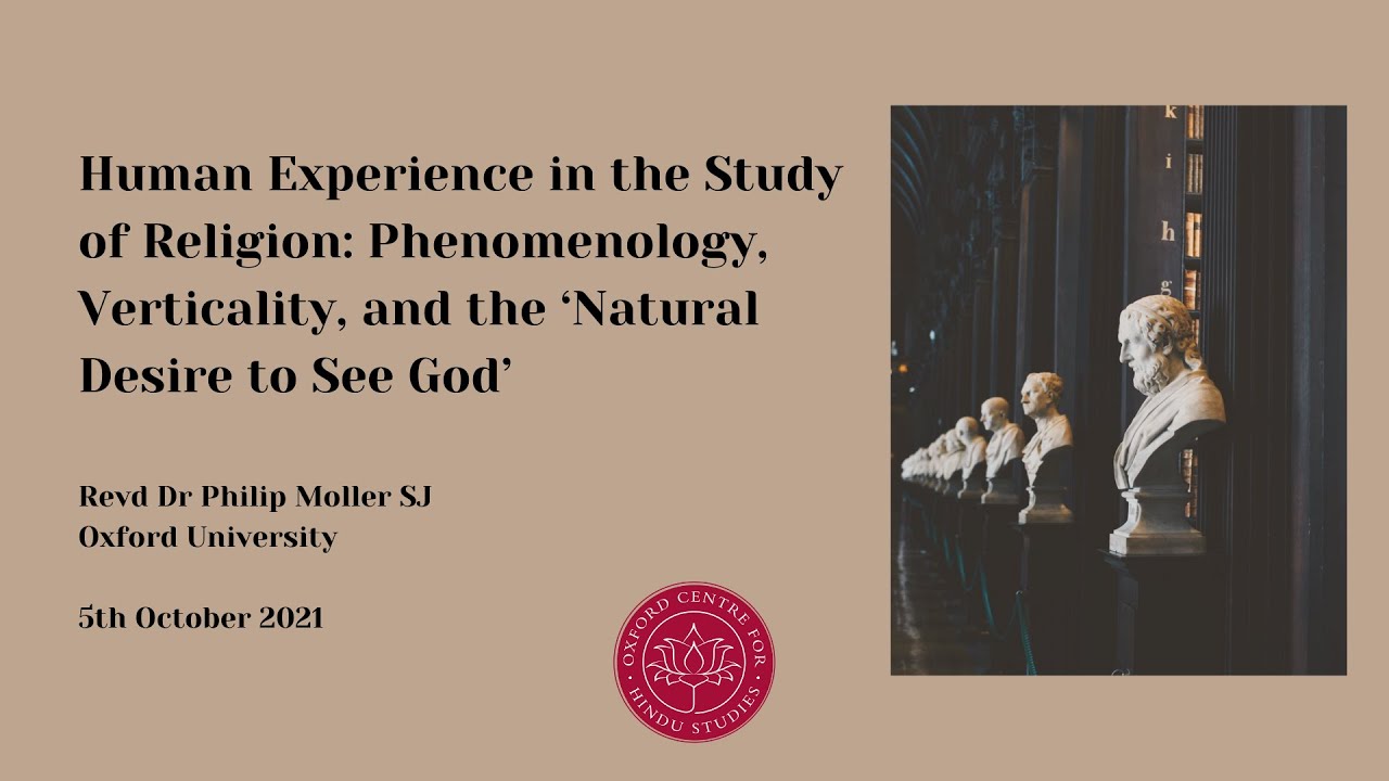 Human Experience in the Study of Religion - Revd Dr Philip Moller SJ