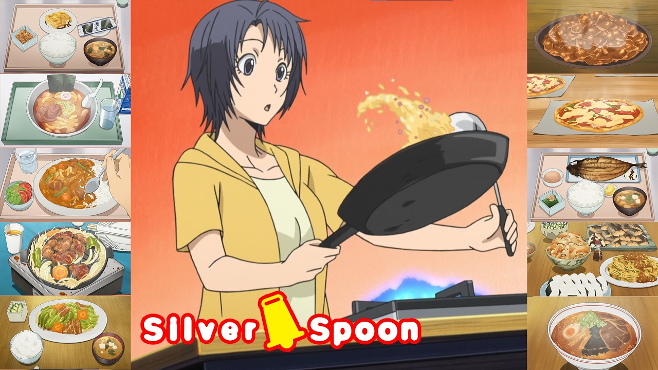 EVERY FOOD from Silver Spoon (Gin no Saji Season 1, Season 2)
