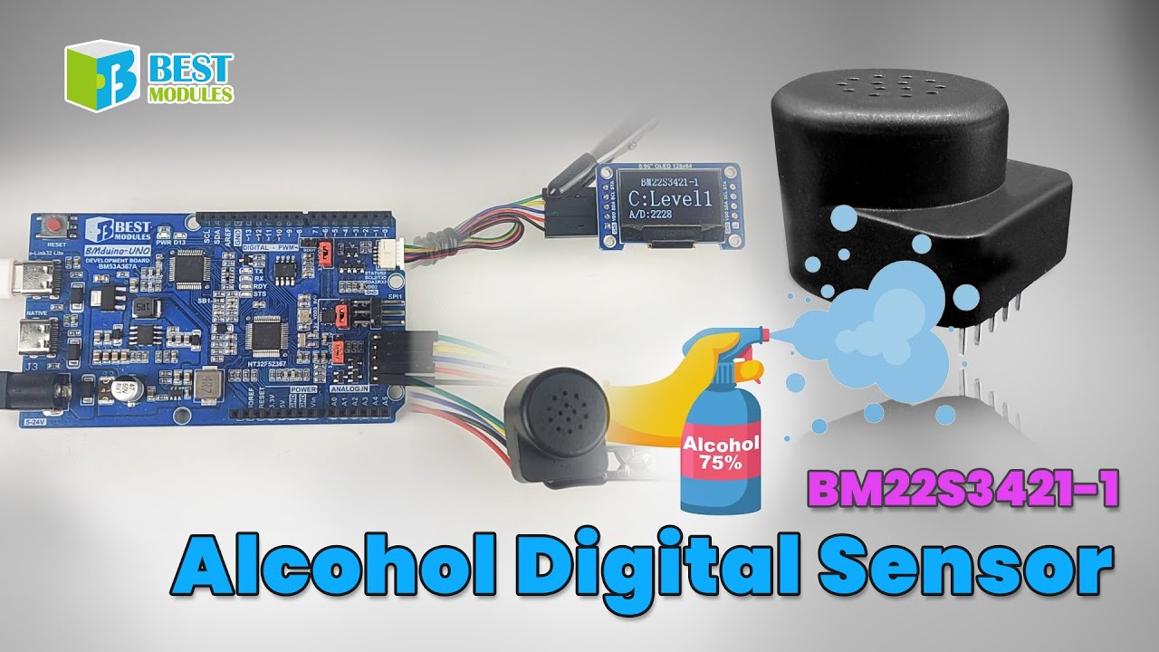 [Sensor Modules | Security] Alcohol Digital Sensor BM22S3421-1 #AlcoholSensor #SensorModules #Module