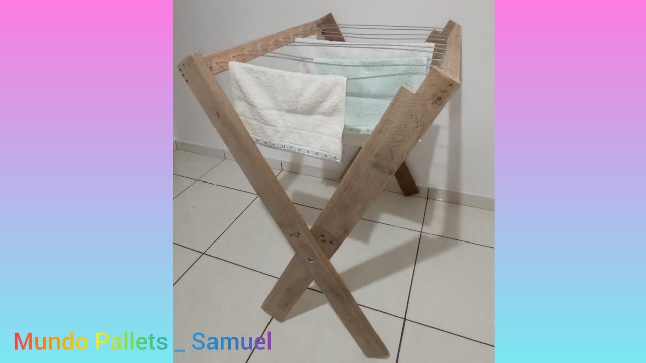 VARAL DE CHÃO DOBRÁVEL