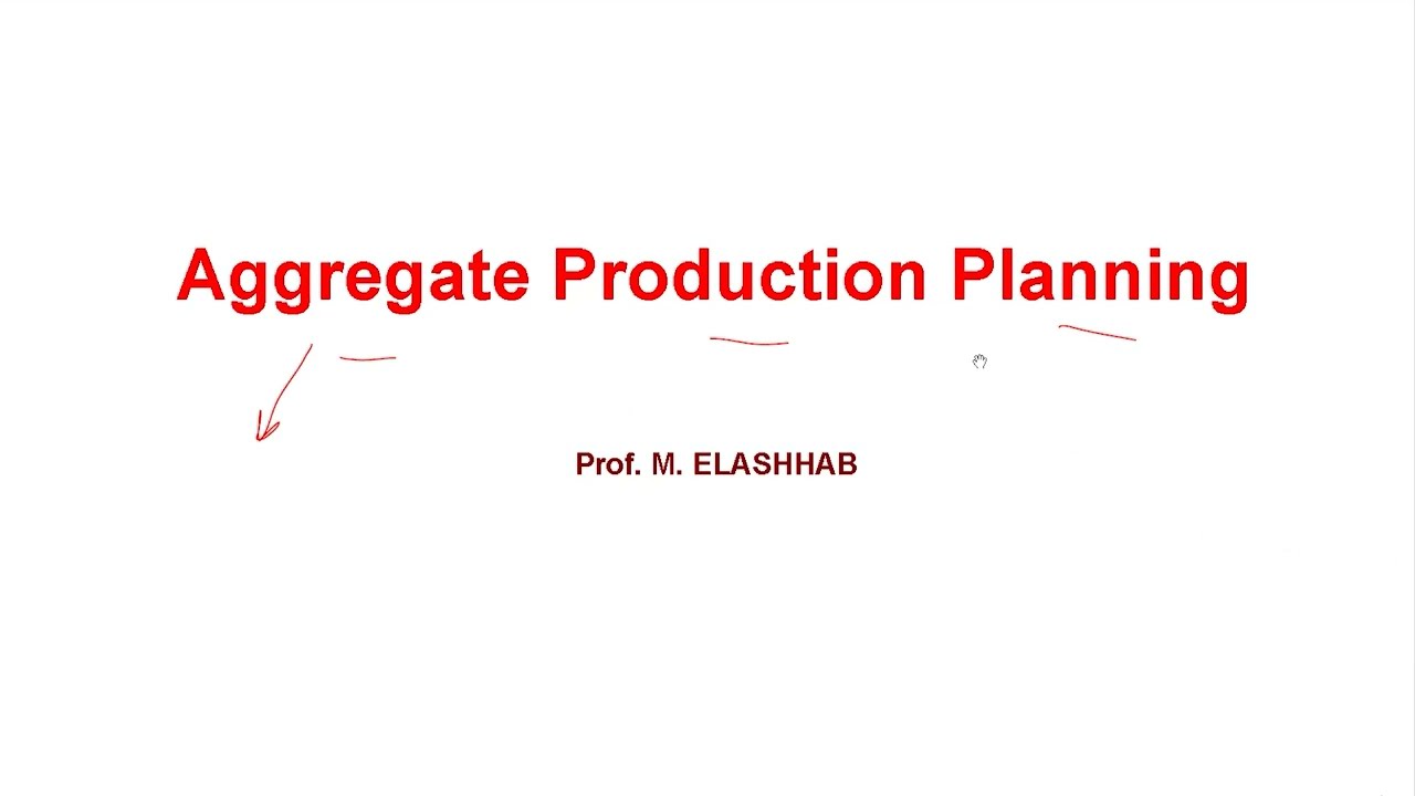 4-3 MCQ Aggregate Planning
