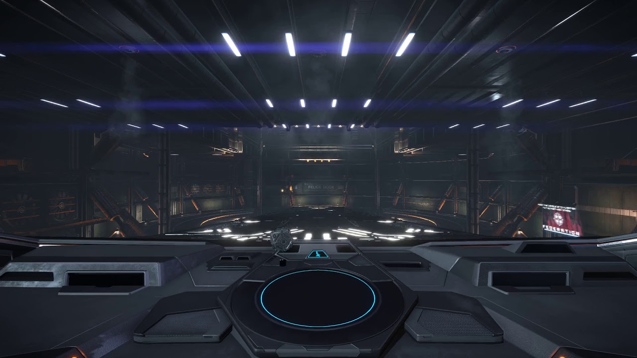 3 hours of Ambience: Elite Dangerous Hangar