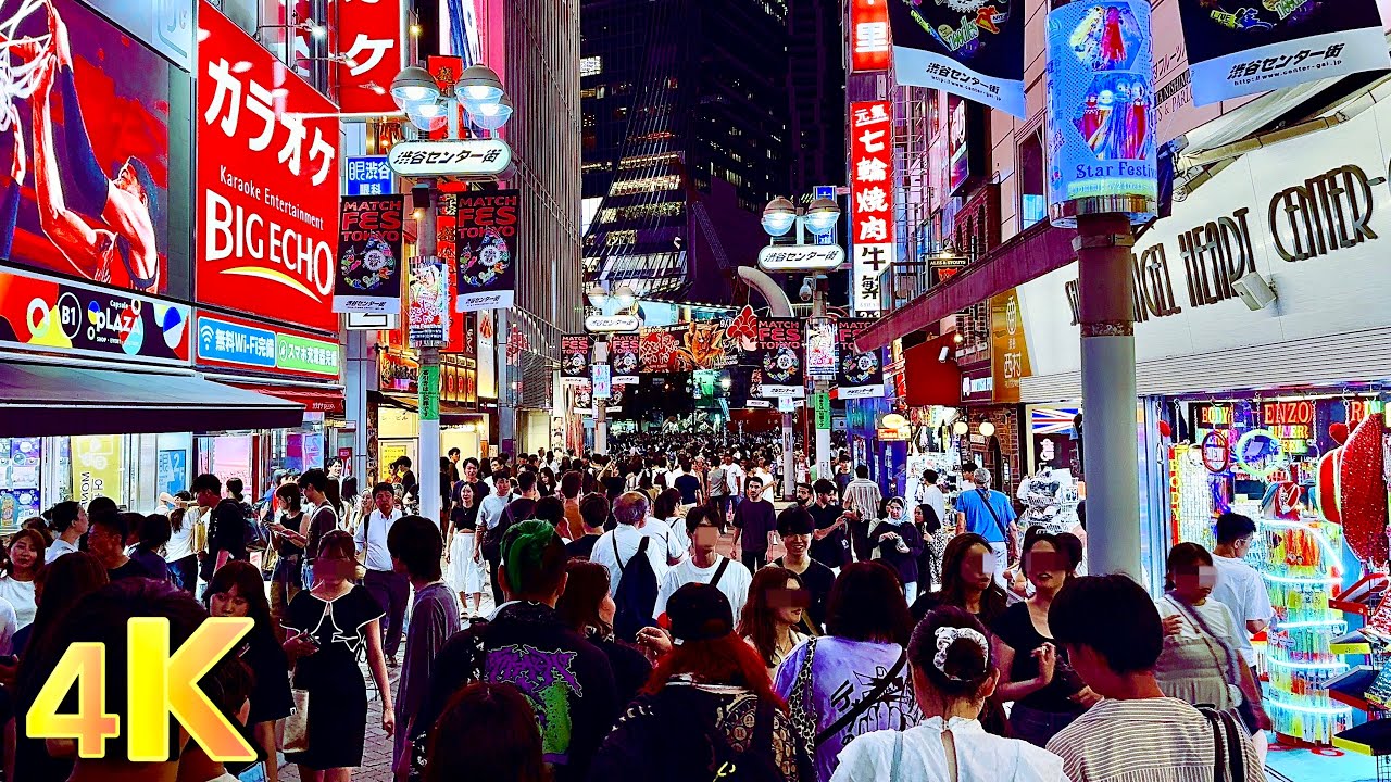 【4K】Japan Walk | Best Tokyo Street Views &bull; 12 Hours Long 🇯🇵 Relaxing Tour 🌟