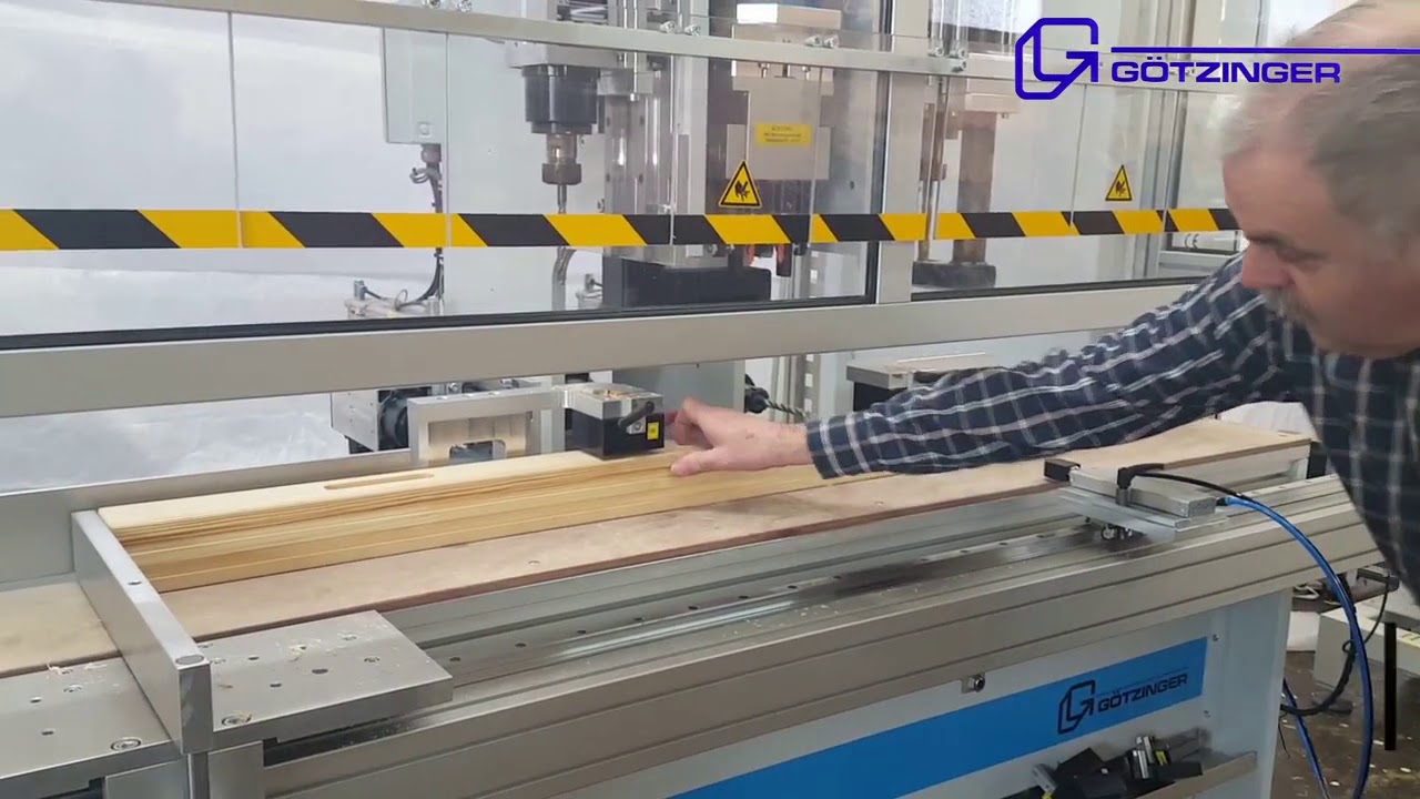 Goetzinger Powerdrill 300 mit elektronischem Laengsanschlag Video Engelfried