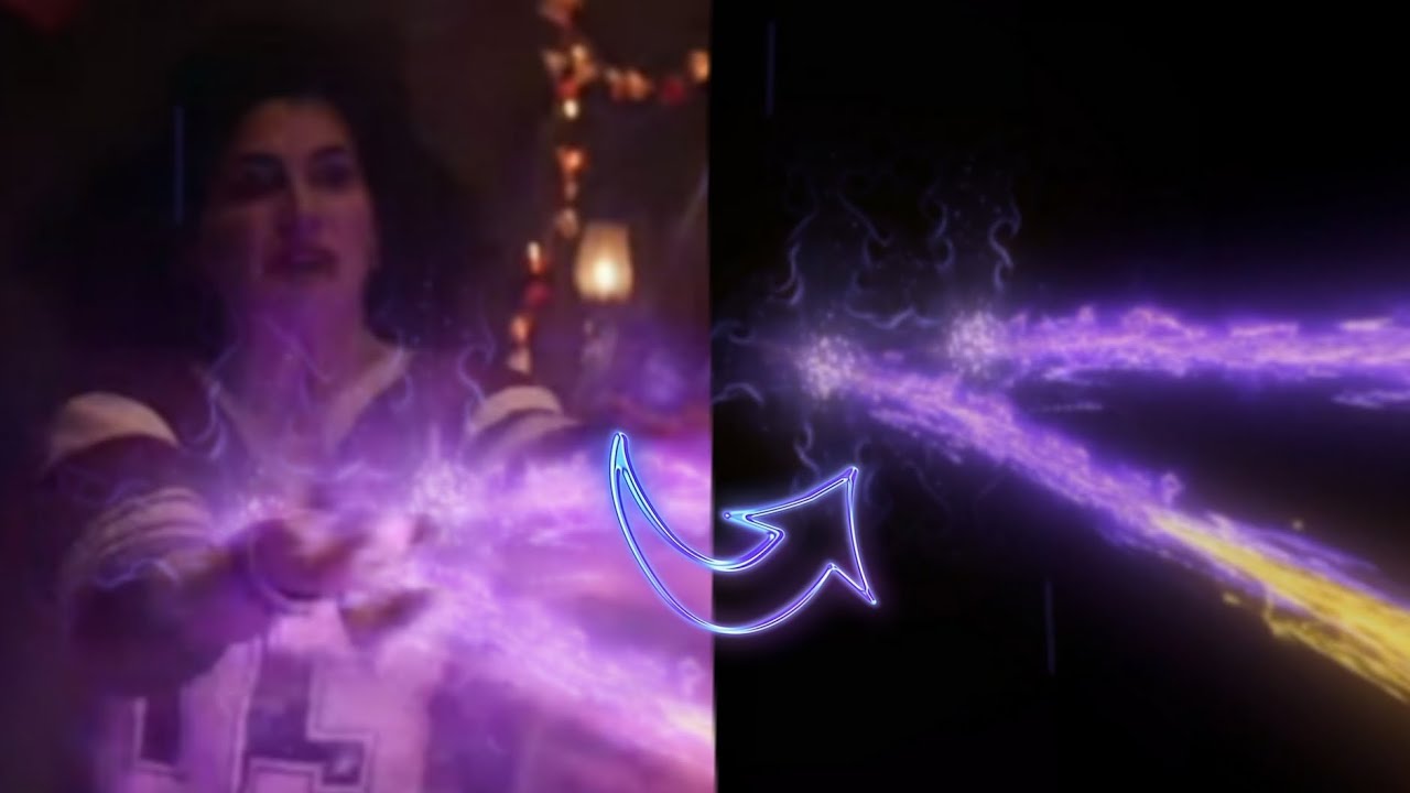 Agatha absorbing Alice power effect|Black screen |with sounds effect