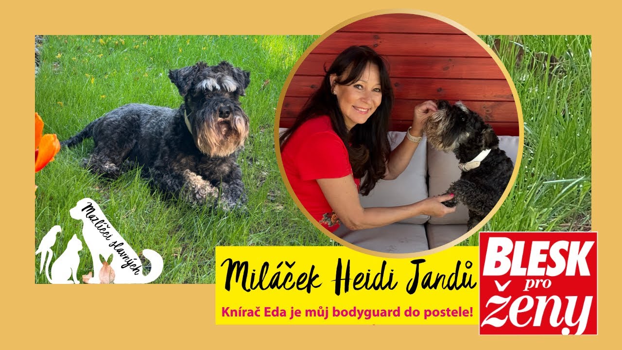 Na návštěvě u Heidi Janků: Knírač Eda je můj bodyguard do postele!