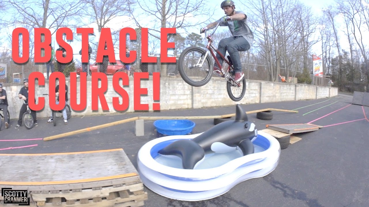 INSANE BIKE OBSTACLE COURSE!