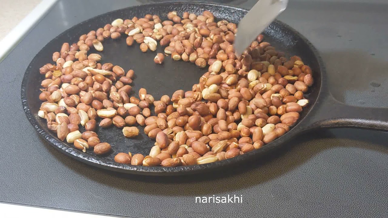 How to roast peanuts in a pan|roast peanuts in a pan