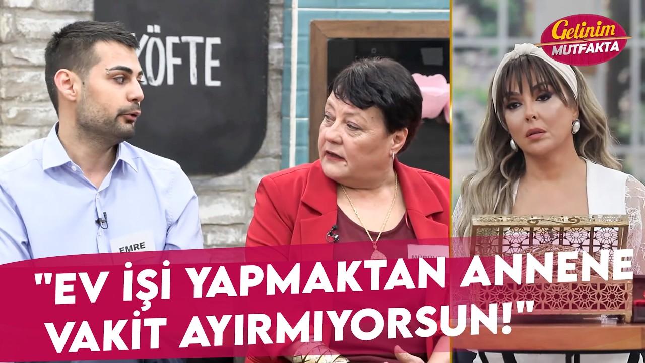 Emre'nin Eşi, Emre'nin Ev İşi Yapmasından Rahatsız Mı? - Gelinim Mutfakta 9 Mart Pazartesi