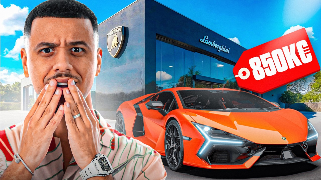 J&rsquo;AI ACHET&Eacute; LA VOITURE DE MES R&Ecirc;VES : UNE LAMBORGHINI REVUELTO !