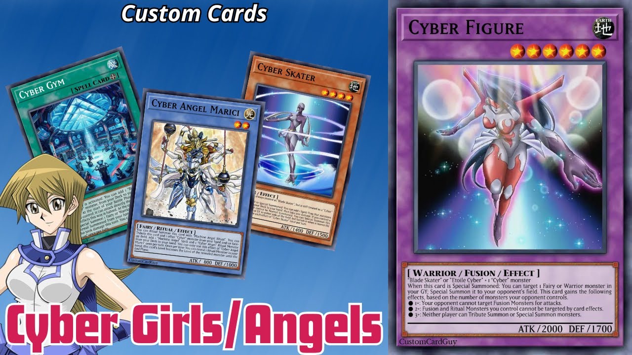 Cyber Girls/Angels Support | Custom Cards