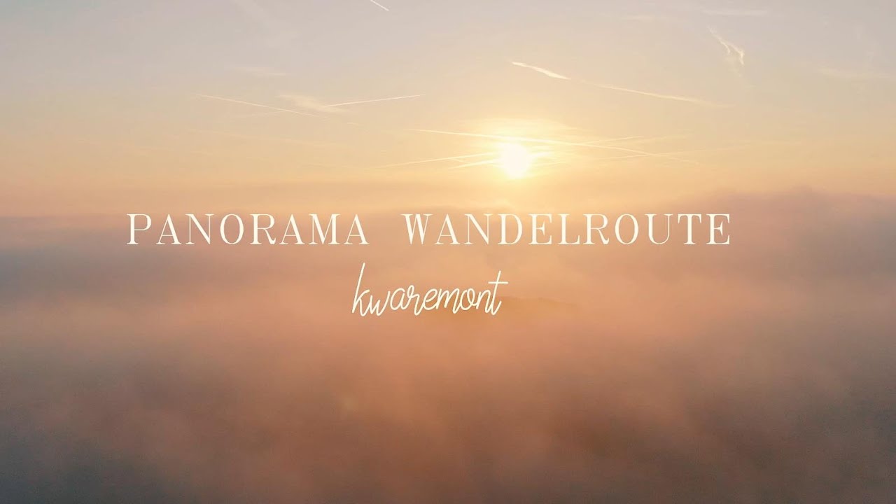 A Morning Walk in Kwaremont - Belgium. (Panorama Wandelroute)