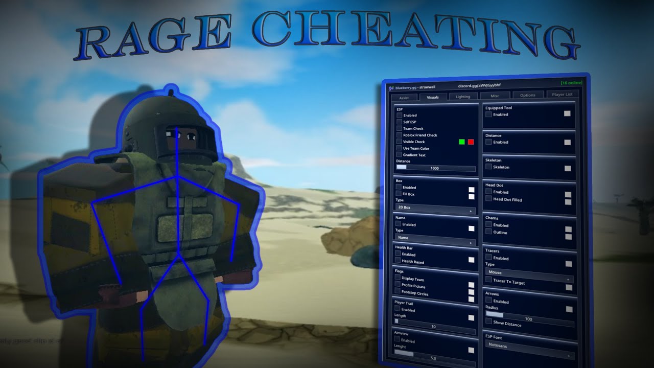 HOW A RAGE CHEATER CONTROL SERVER | BLUEBERRY EXTERNAL 