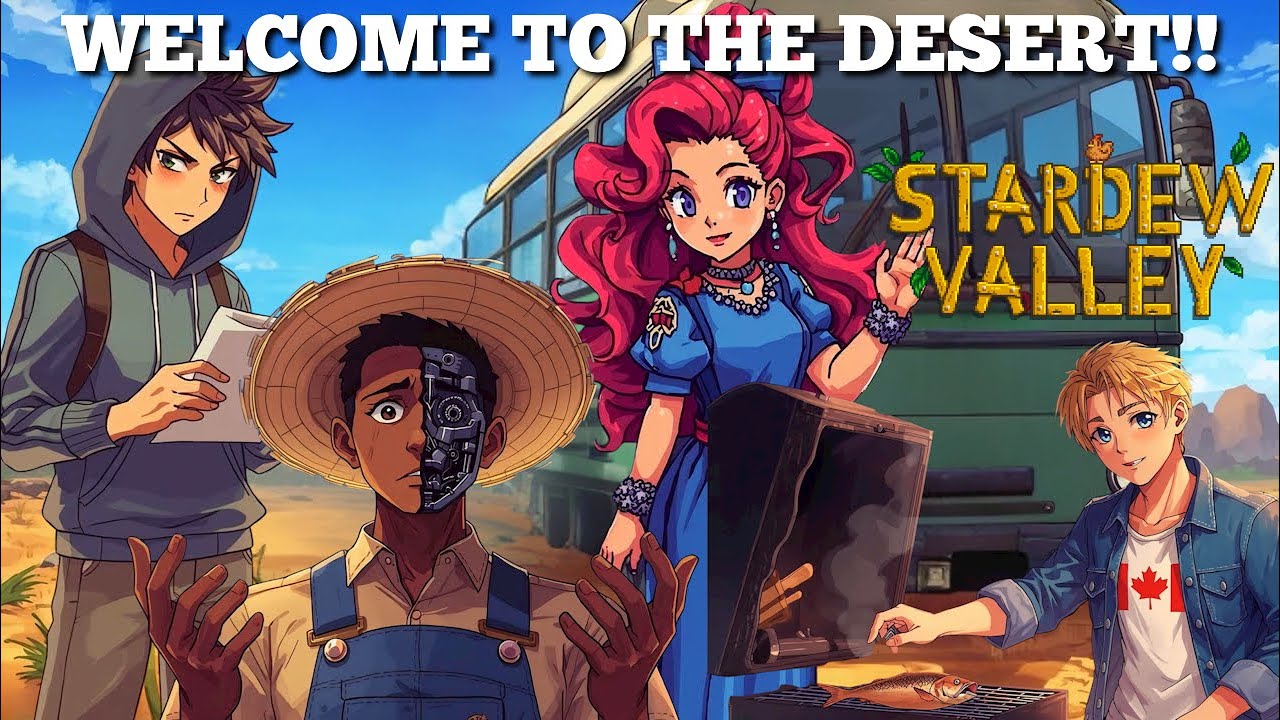 FarmIng and Fish Smoking! Taking a Vacation to Calico Desert! A I Takeover! | Stardew Valley |