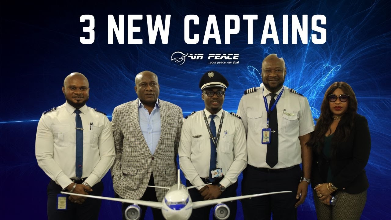 Air Peace награждает трех пилотов за один день.