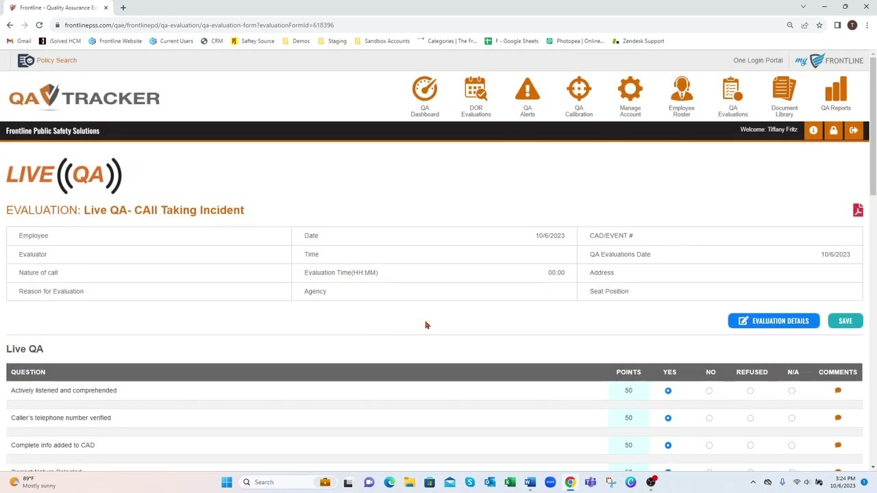 Live QA Update