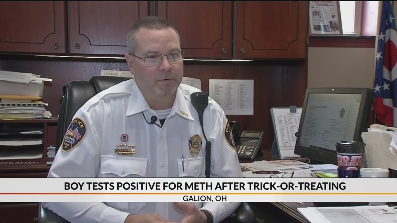 Boy tests positive for meth after trick-or-treating