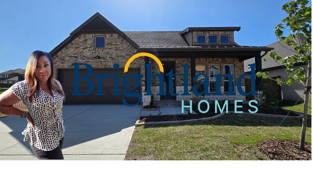 Brightland Homes Laurel Floorplan | New Construction in Red Oak TX | 3 Bed + Flex + Study | Tour