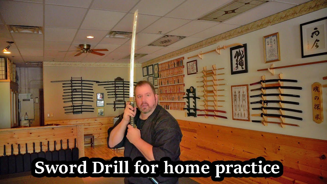Katana Sword Drill for home practice