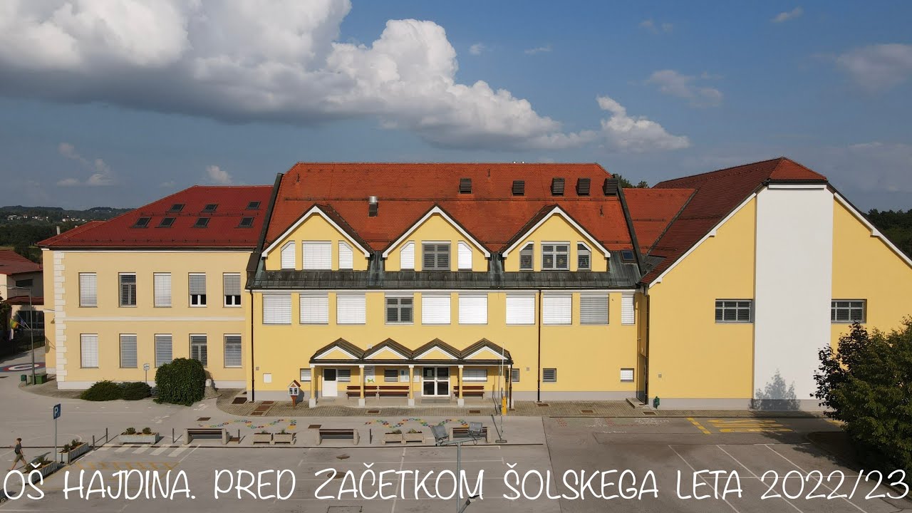 O&Scaron; Hajdina. Pred začetkom &scaron;olskega leta