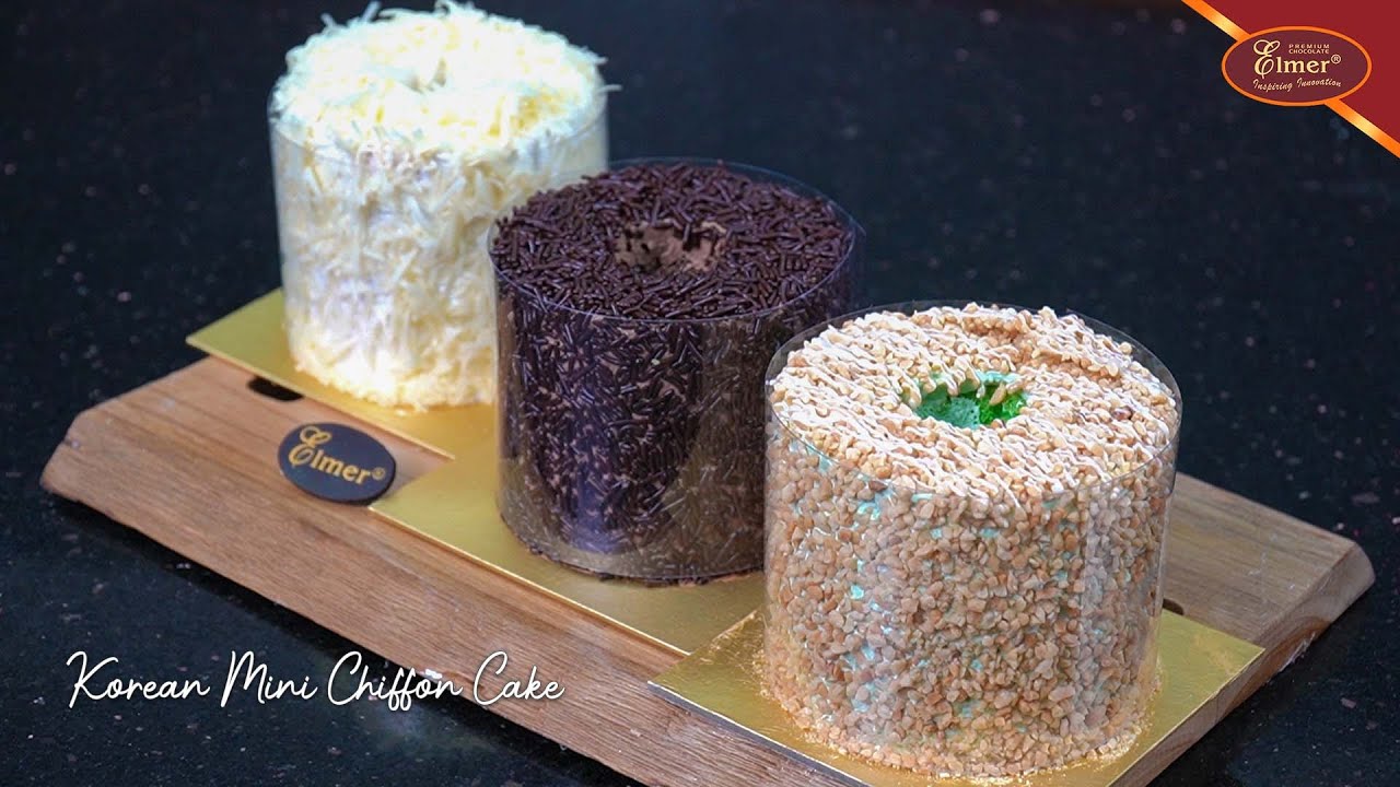 KOREAN MINI CHIFFON CAKE | Anti Kempes, Lembut dan Ringannya Juara | Ide Jualan & Hampers