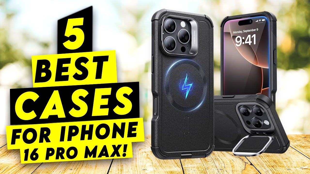 Top 5 Best Cases For iPhone 16 Pro Max!✅
