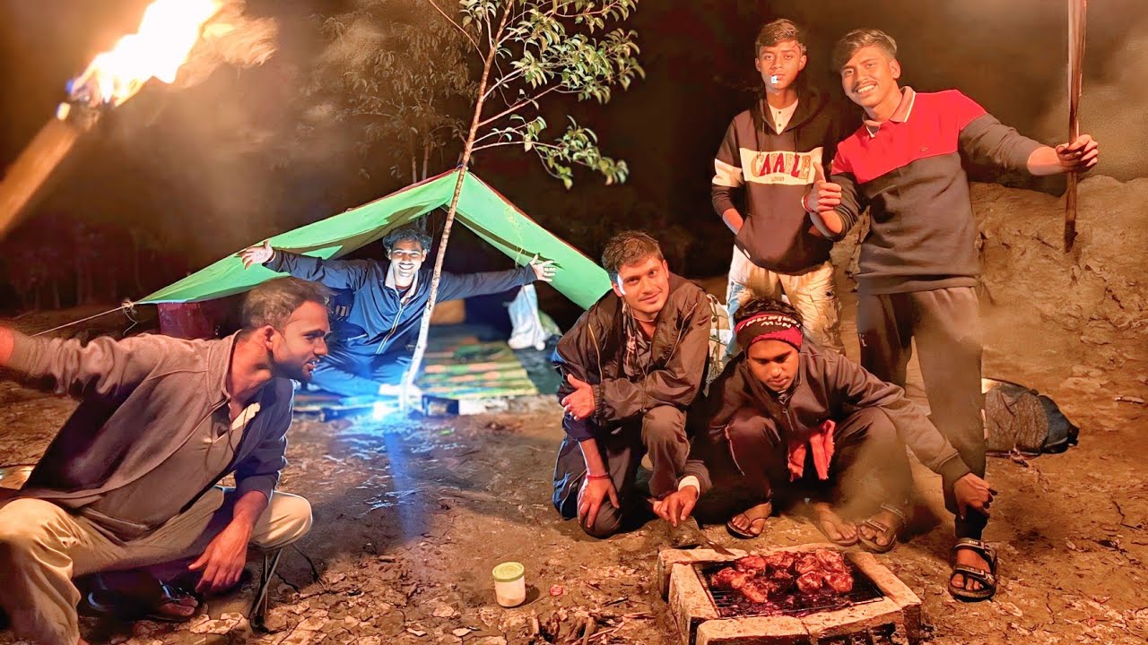 Night Camp in Sundarban Jungle! Chicken Kosha, Roast & Early Morning Tea!!!