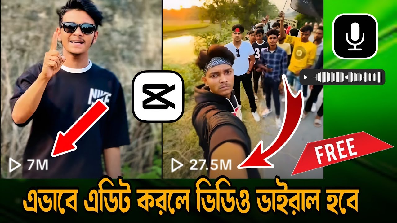 প্রোফেশনাল ভয়েস এডিটিং কিভাবে করবেন? How to voice editing for capcut.