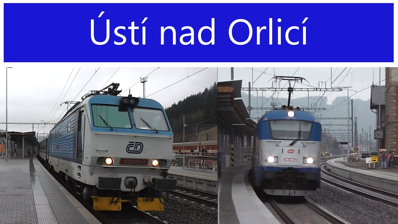 Vlaky Ústí nad Orlicí (otevření nového nádraží) - 17.11.2014 / Czech Trains Ústí nad Orlicí