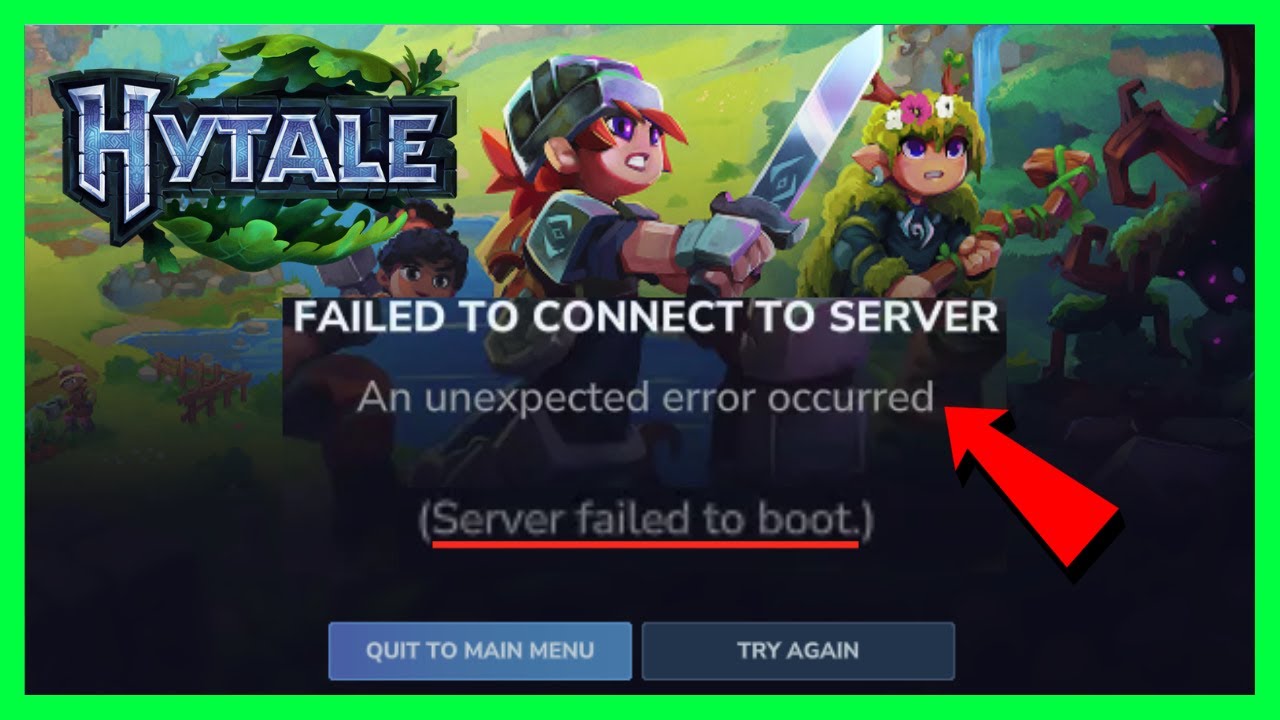 Как исправить ошибку Hytale &laquo;Сервер не загрузился&raquo; (ОЧЕНЬ ПРОСТО)