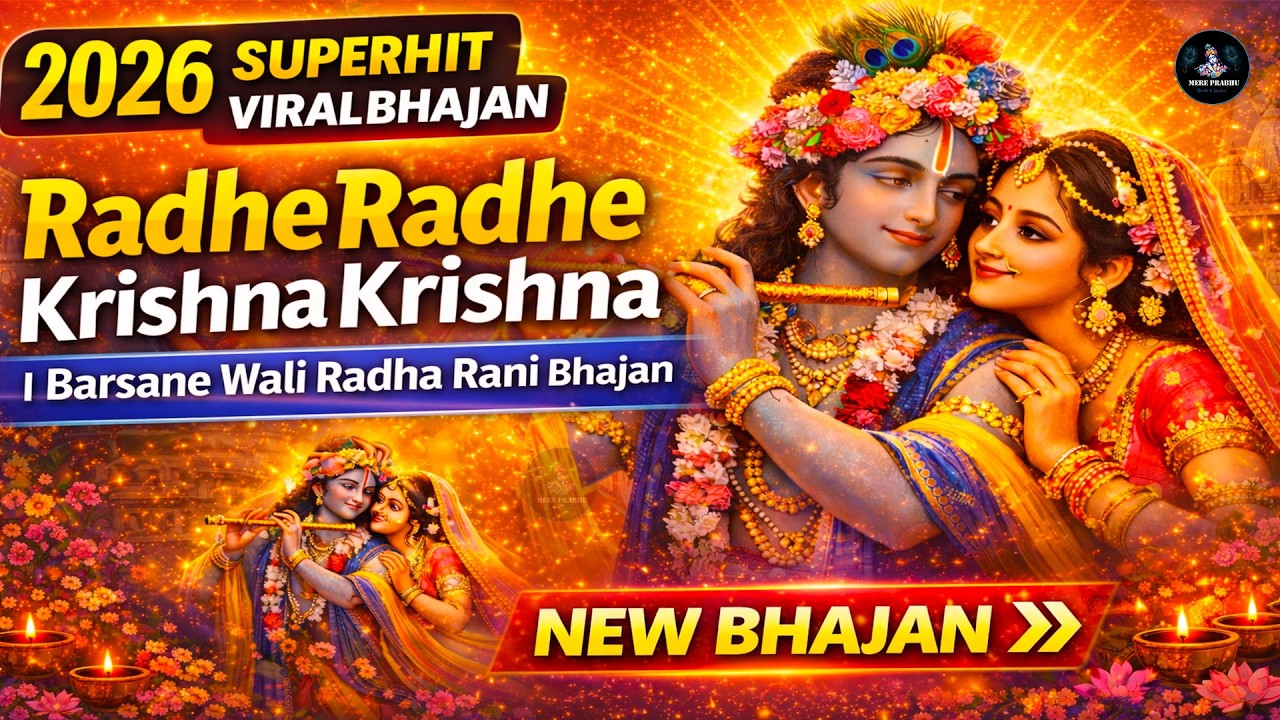 Radhe Radhe Krishna Krishna 💙 | Barsane Wali Radha Rani Bhajan | Superhit Viral Bhajan 2026